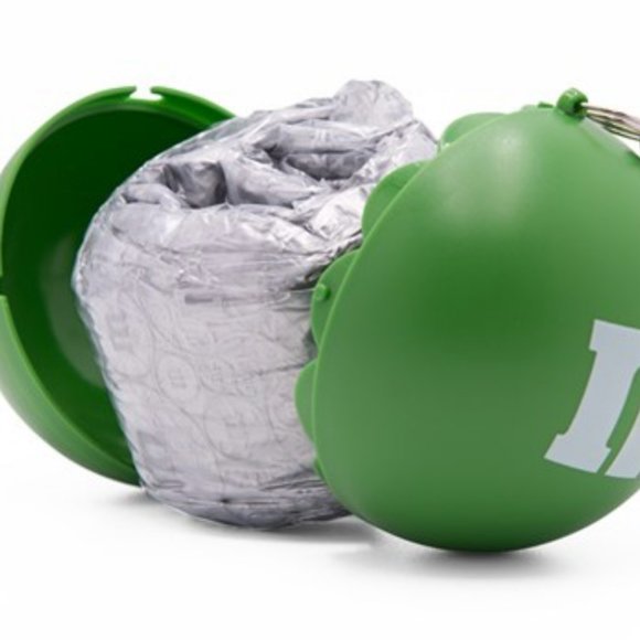 NEW M&M's Green Rain Poncho Ball  One Size - Picture 2 of 11